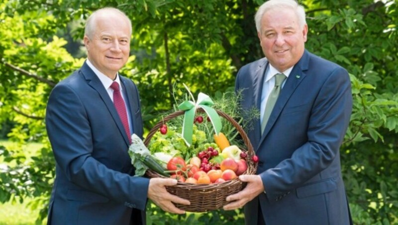 Alt-Landeshauptmann Hermann Schützenhöfer zählt zu Hans Seitingers engsten Wegbegleitern. (Bild: Land Steiermark)