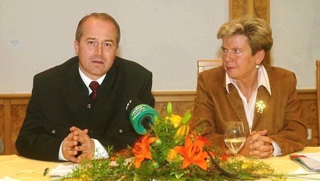 Waltraud Klasnic brought Hans Seitinger into the provincial government in 2003 (Bild: KRONEN ZEITUNG)