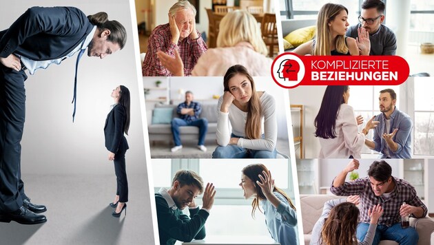 Relationships with people who suffer from a personality disorder: The new KronePLUS series looks with experts at everyday life and consequences, ways to protect yourself and places to go for help. (Bild: stock.adobe.com, Krone KREATIV)