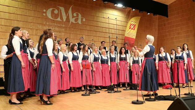In der Carinthischen Musikakademie in Ossiach traten acht Chöre auf. (Bild: Rojsek-Wiedergut Uta)