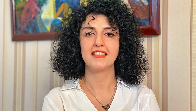 Friedensnobelpreisträgerin Narges Mohammadi (Bild: APA/AFP/NARGES MOHAMMADI FOUNDATION)