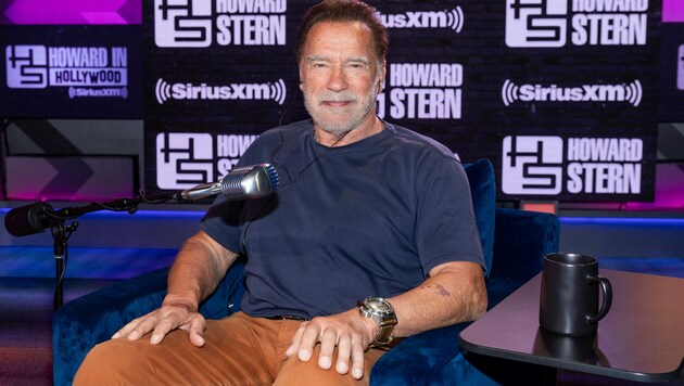 Arnold Schwarzenegger war bei Radio-Moderator Howard Stern zu Gast und hatte eine knallharte Ansage an die „Generation von Weicheiern“. (Bild: APA/Emma McIntyre/Getty Images for SiriusXM/AFP )