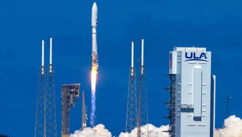 Der Start der ersten Kuiper-Testsatelliten (Bild: Amazon)