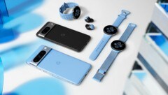 Pixel 8 (Pro), Pixel Watch 2, Pixel Buds Pro: Google bringt nach langem Warten einen ganzen Reigen Hardware nach Österreich. (Bild: Google)