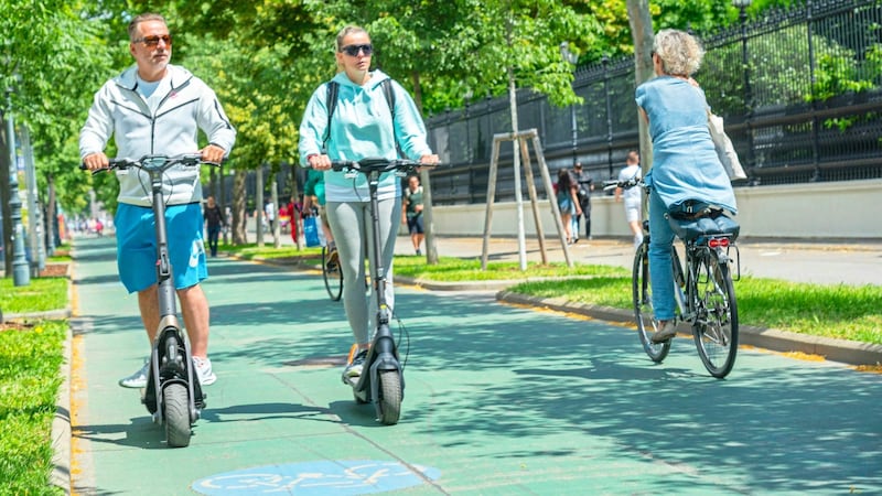 The city's cycle path offensive is lagging behind demand, says the VCÖ. (Bild: Andreas Tischler / Vienna Press)