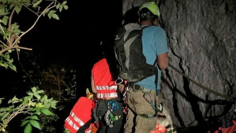 Der Einsatz dauerte über drei Stunden. (Bild: Polizei Vorarlberg)