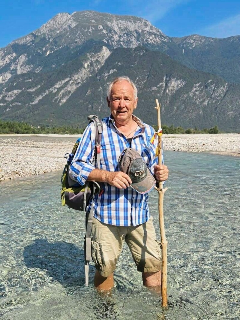 Gerhard Dörfler durchwandert gerne den Tagliamento. (Bild: zVg)