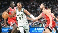 Max Heidegger (re.) spielt für die Chicago Bulls