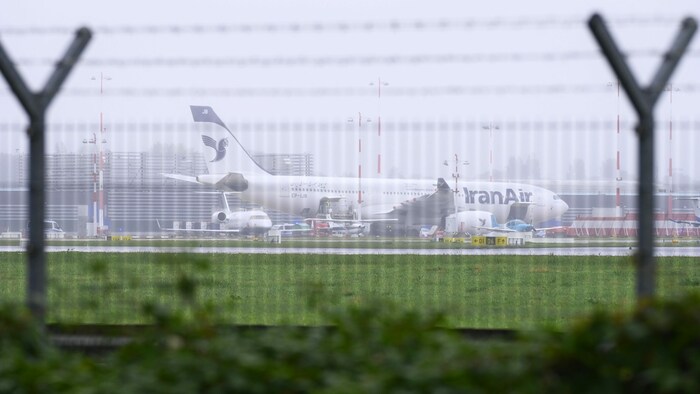 Die iranische Passagiermaschine wurde an eine Sicherheitsposition gebracht.