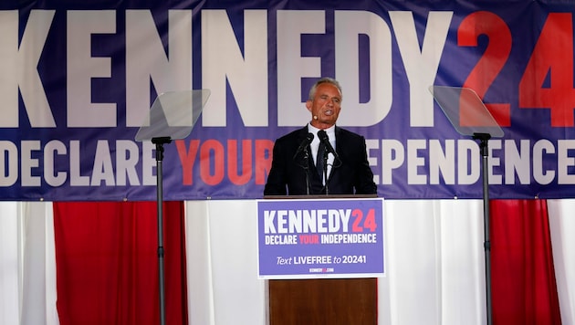 RFK geht als Unabhängiger ins US-Präsidentenrennen. (Bild: AP)