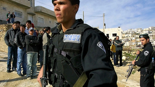 Israelische Grenzpolizisten im Einsatz (Bild: APA/AFP/MENAHEM KAHANA)