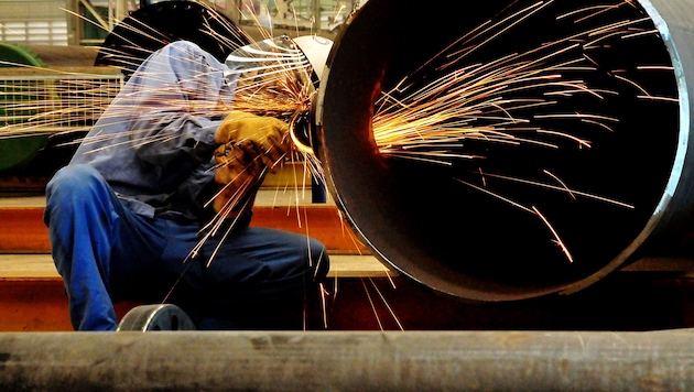 Subventionen in der chinesischen Stahlproduktion im Visier der EU (Bild: APA/AFP/STR)