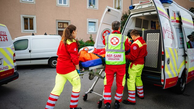 Beim Trainingsformat „Dayshift“ waren neben 30 Sanitätern und Notärzten des Samariterbundes auch ...