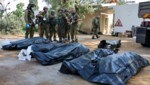 Im Kibbuz Kfar Aza ereignete sich Angaben der israelischen Armee zufolge ein regelrechtes Massaker. (Bild: AFP)