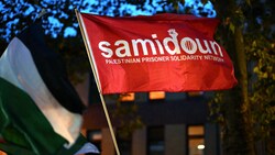 Die Organisation Samidoun gilt als zentraler Akteur der israelfeindlichen und antisemitischen Proteste in Deutschland und soll der Hamas nahestehen. (Bild: AFP)