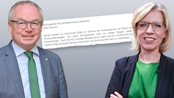 Stephan Pernkopf schrieb einen Brief an die Klimaschutzministerin. (Bild: NLK, Reinhard Holl, zVg, Krone KREATIV)