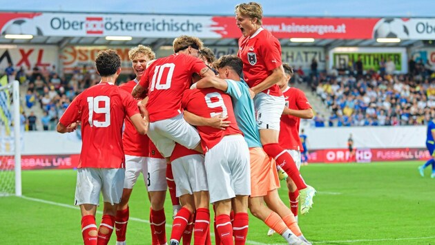 Österreichs U21 will auch heute in Hartberg jubeln. (Bild: GEPA pictures)