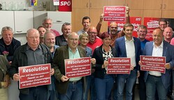 Im Waldviertel nimmt die SPÖ - wie hier die Region Zwettl mit Bezirkschef Herbert Kraus (rechts vorne) - den Kampf um die Rettung der jahrzehntelang gewachsenen Sozialbetriebe auf. (Bild: SPÖ Waldviertel)