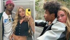 Karim Adeyemis Herzdame Loredana berichtet über das erste Treffen mit dem BVB-Star. (Bild: instagram.com/karim_adeyemi, instagram.com/loredana, krone.at-kreativ)