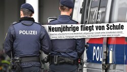 Gewalt an Schulen ist fast schon an der Tagesordnung - auch Polizeieinsätze gibt es immer öfter. (Bild: Patrick Huber, Krone KREATIV)