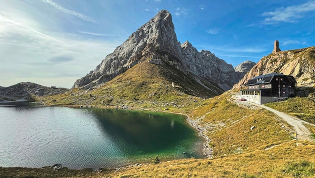 Im Oktober ist am Wolayersee in den Karnischen Alpen wieder Ruhe eingekehrt. (Bild: Wallner Hannes)