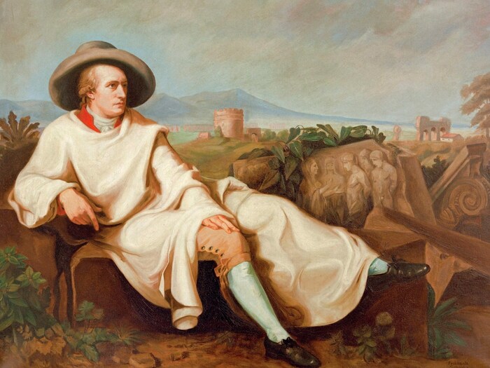 Johann Wolfgang von Goethe was one of the most intelligent people of all time with an IQ of 210.