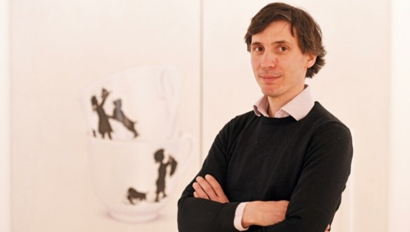 Alfredo Barsuglia wird die Besucher mit seiner Installation „Portal“ begeistern. (Bild: Wolfgang Spitzbart)
