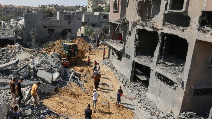 Not und Zerstörung im Gazastreifen
