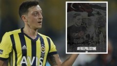 Mesut Özil lässt mit einem „Free Palestine“-Tweet aufhorchen!