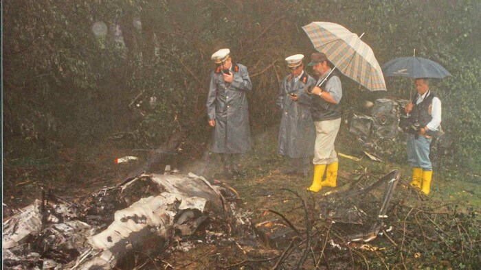 1996 Absturz: Bei einem tragischen Hubschrauberabsturz Anfang August in St. Andrä kamen ...