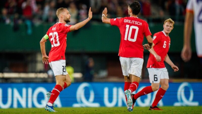 Der Foto-Beweis: Beim Trikot von Grillitsch fehlte ein „L“. (Bild: GEPA pictures)