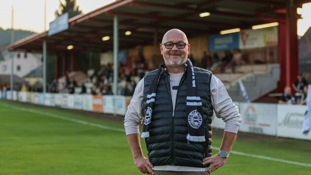 Präsident Michael Münzer ist stolz auf die Arbeit bei Regionalliga-Aufsteiger Voitsberg. (Bild: Richard Purgstaller)