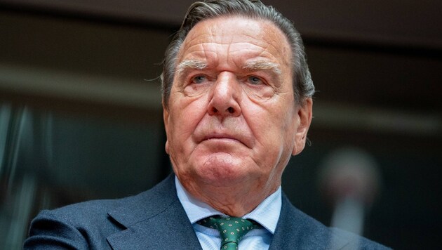 Deutschlands Altkanzler Gerhard Schröder übt Kritik an seiner eigenen Partei. (Bild: APA/dpa/Kay Nietfeld)