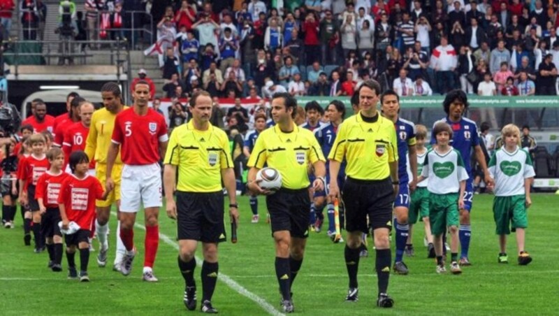 Highlight für Eisner: England gegen Japan 2010. (Bild: Sepp Pail)