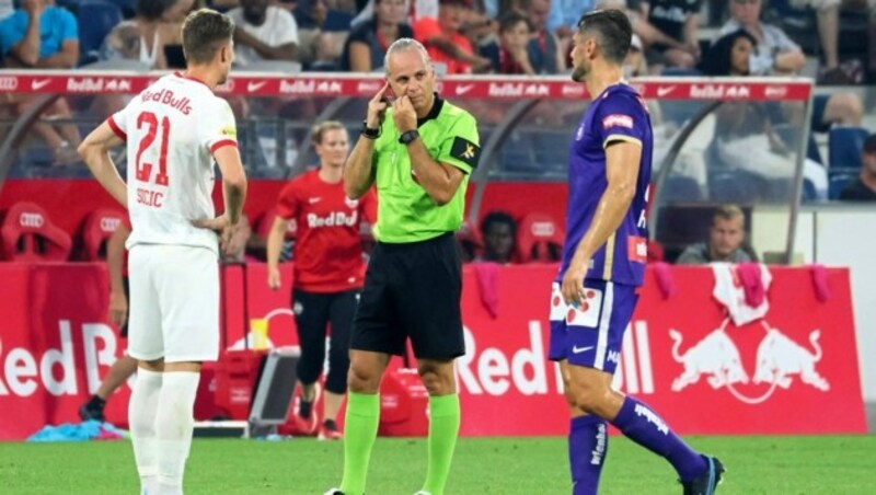 Eisner leitete das Auftaktspiel der aktuellen Saison Salzburg gegen die Austria. (Bild: Kronen Zeitung)