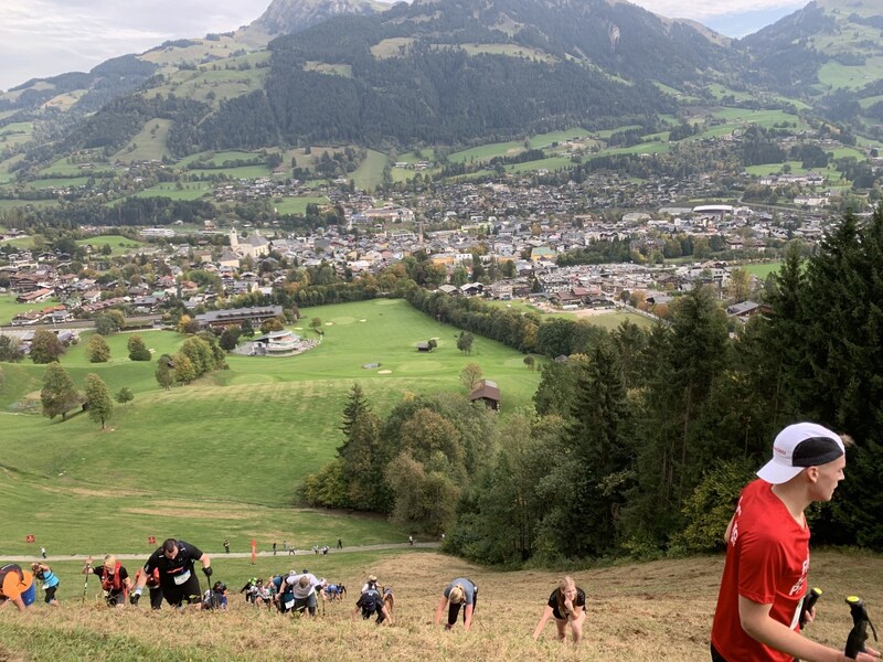 Angekommen am Zielsprung war die Aussicht schön. (Bild: Clemens Linhart)