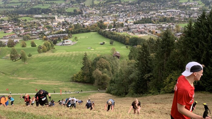 Angekommen am Zielsprung war die Aussicht schön.