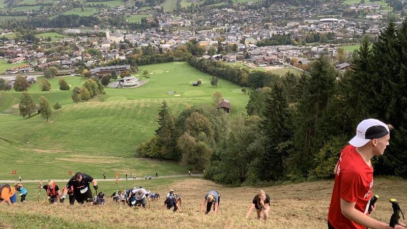 Angekommen am Zielsprung war die Aussicht schön. (Bild: Clemens Linhart)