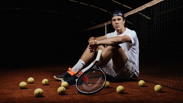 Joel Schwärzler hat eine klare Zielsetzung für den Juniorenbewerb der French Open. (Bild: Christopher Kelemen/Red Bull)