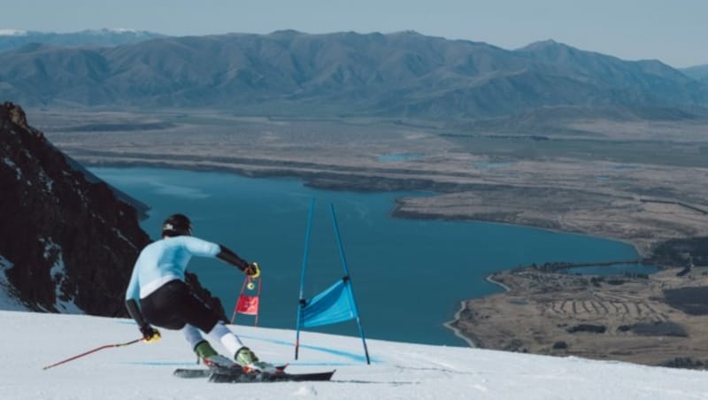 In Neuseeland fand Stefan Luitz mit dem Global Racing Team perfekte Trainingsbedingungen vor. (Bild: zVg)