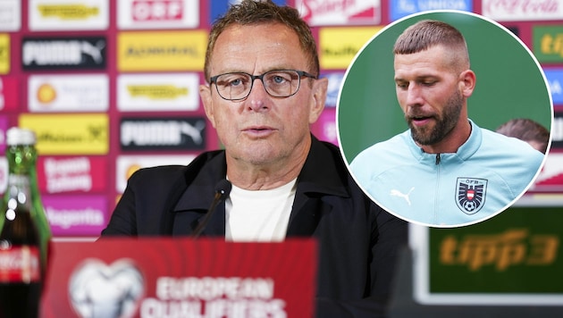 ÖFB-Teamchef Ralf Rangnick nominiert Rapids Guido Burgstaller nach. (Bild: APA/EVA MANHART)