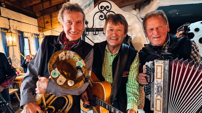 Das legendäre Skilehrer-Trio aus Bad Kleinkirchheim sorgte für gute Stimmung.