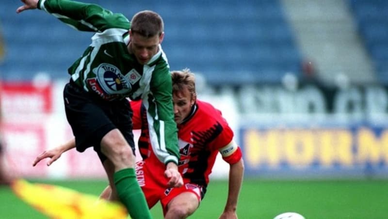 Jess Thorup im Dress des FC Tirol im Jahr 1998 (Bild: GEPA pictures)