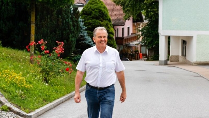 Bürgermeister Wolfgang Wagner (ÖVP) war für die Temporeduzierung in der Gemeinde. (Bild: Tschepp Markus)