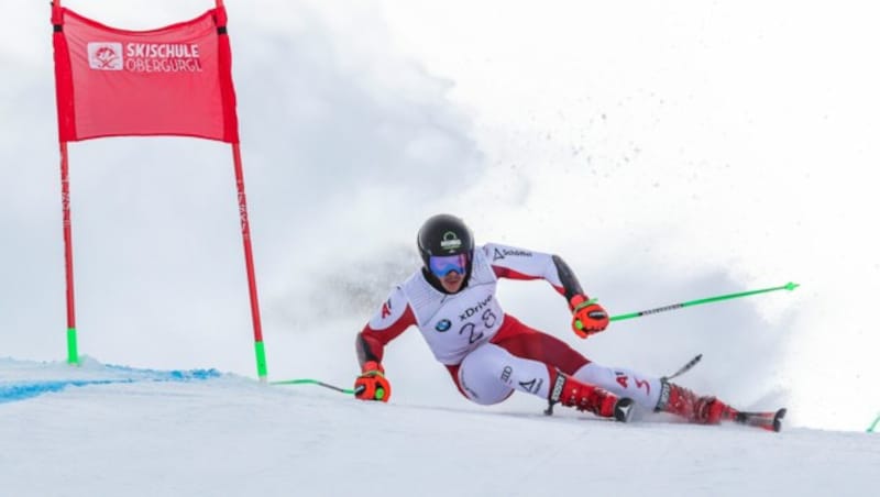 Für Noel Zwischenbrugger geht es in Zinal auch um ein Weltcupticket in Val d‘Isere. (Bild: GEPA pictures)