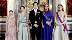 Prinz Christian feierte mit Prinzessin Estelle, Prinzessin Ingrid Alexandra, Prinzessin Amalia und Prinzessin Elisabeth beim Galadinner. (Bild: Keld Navntoft, Kongehuset)
