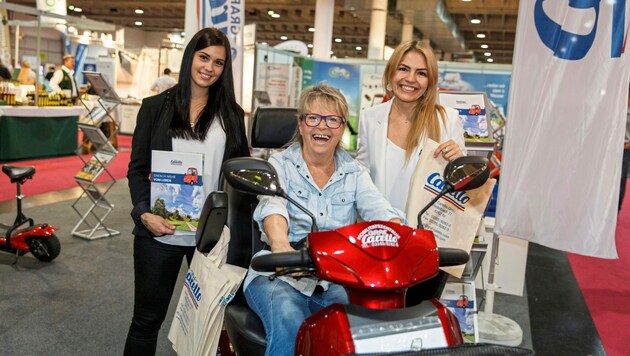 Vier Tage lang finden Senioren in der Halle A der Messe Wien alles, was sie im Alter brauchen.