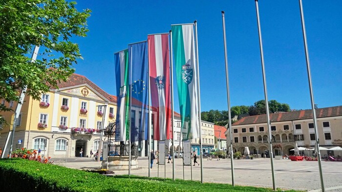 The town hall in Bruck an der Mur.