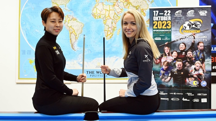 Chen Siming und Jasmin Ouschan.