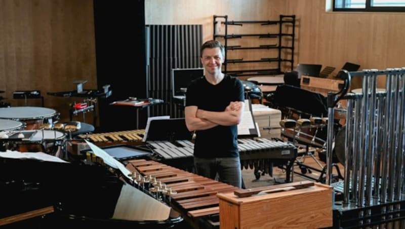 „Es ist lässig, in einer Band zu spielen oder in einem Chor zu singen“, sagt Martin Grubinger, Initiator der App MyGroove. (Bild: Markus Wenzel)